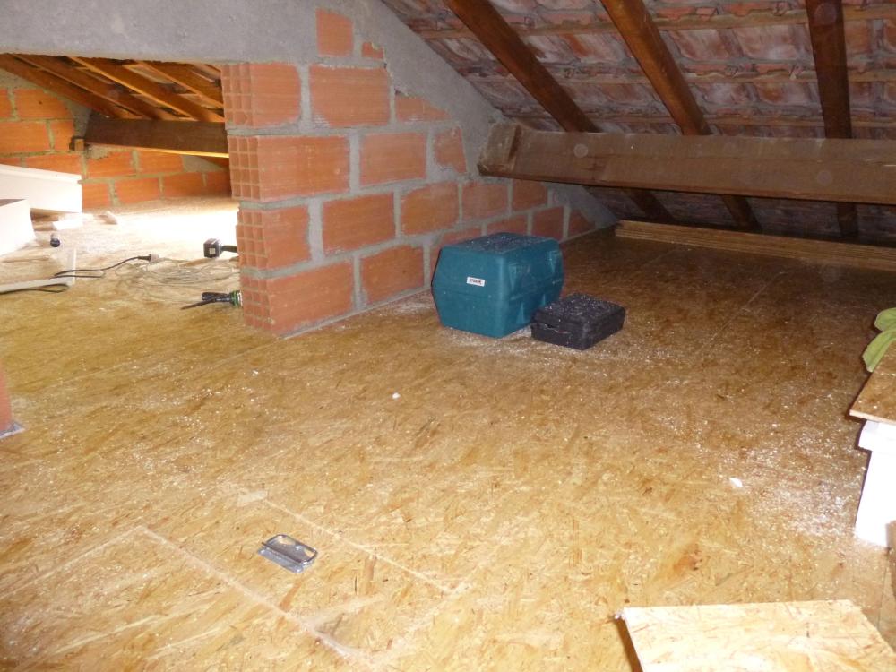 38- isolation des combles avec dalles isolantes
