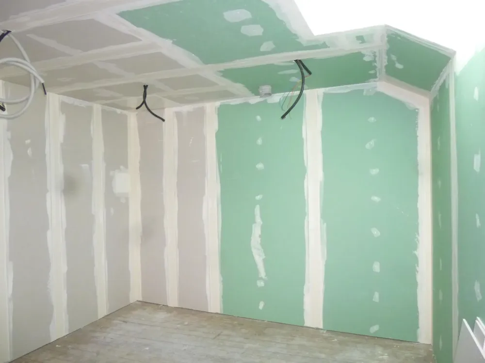 Travaux de plâtrerie